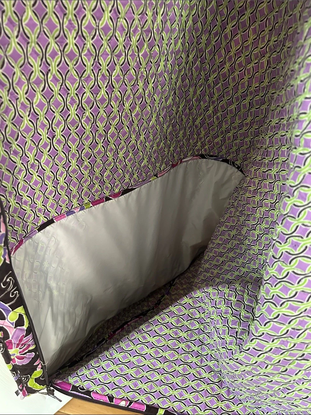 Vera Bradley Quilted Floral Garment Bag